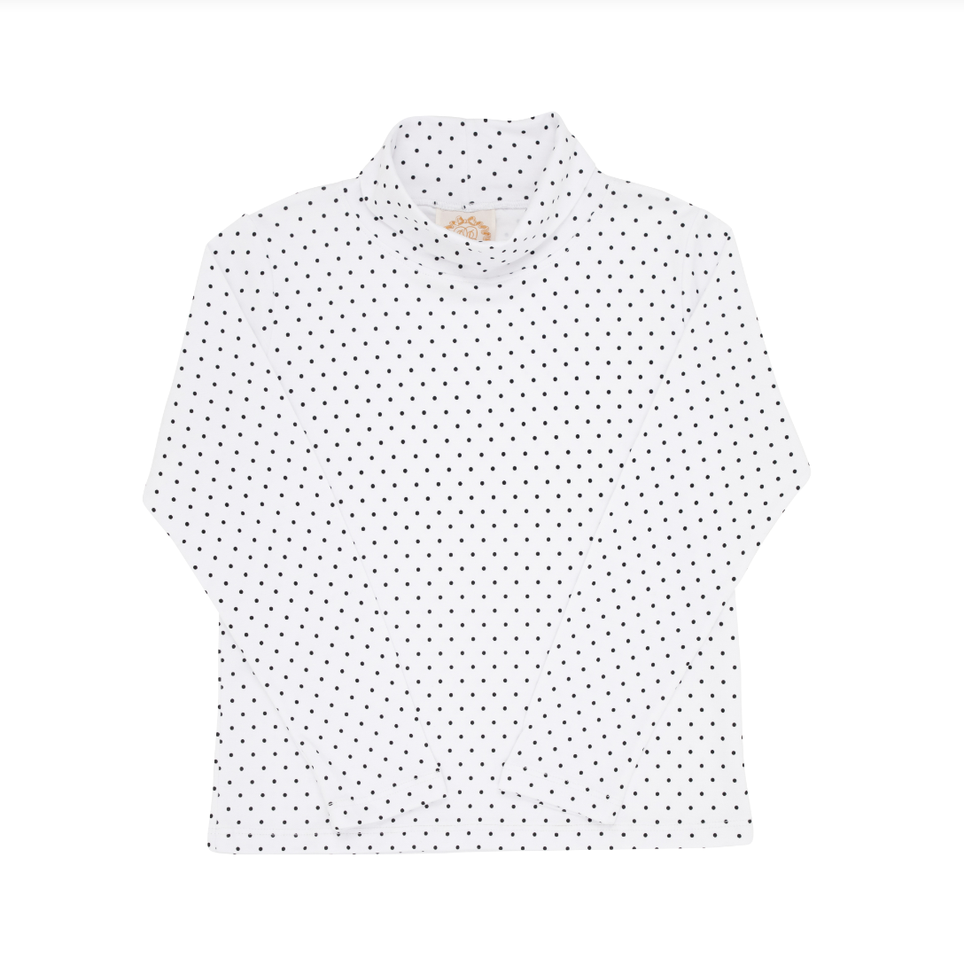 Tatum's Turtleneck Shirt Newport Night Micro Dot