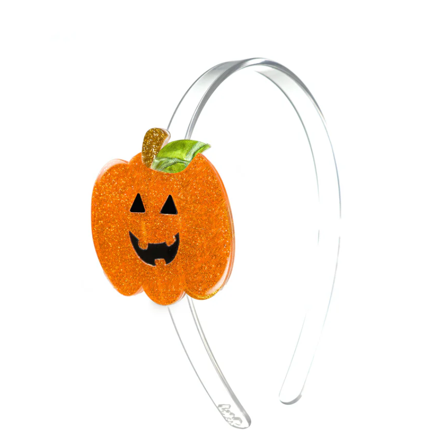 Pumpkin Glitter Orange Headband