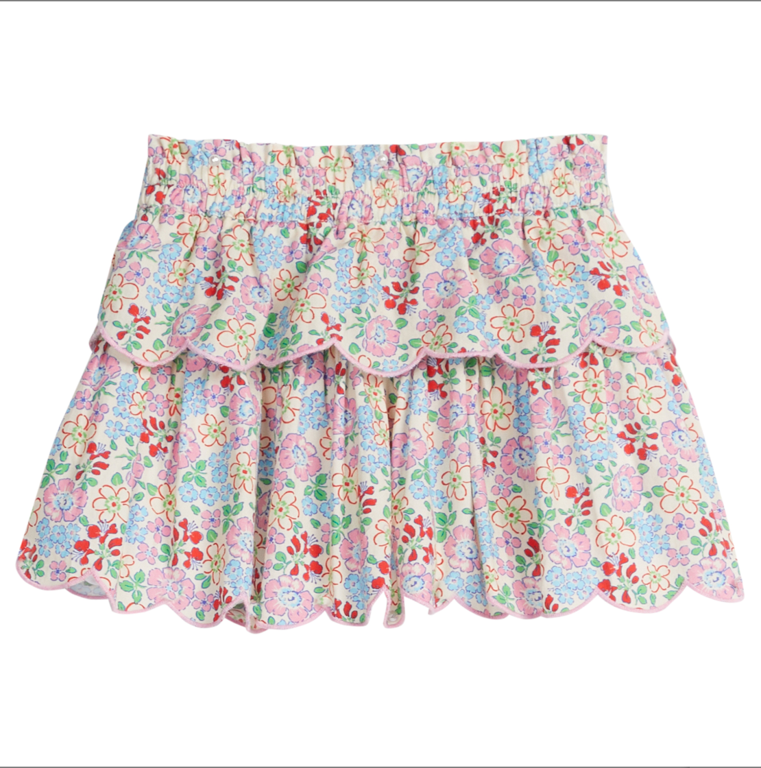Tiered Skort Bloomsbury Blossoms