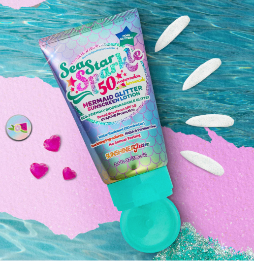 Sea Star Sparkle Sunscreen- Mermaid Watermelon Lemonade