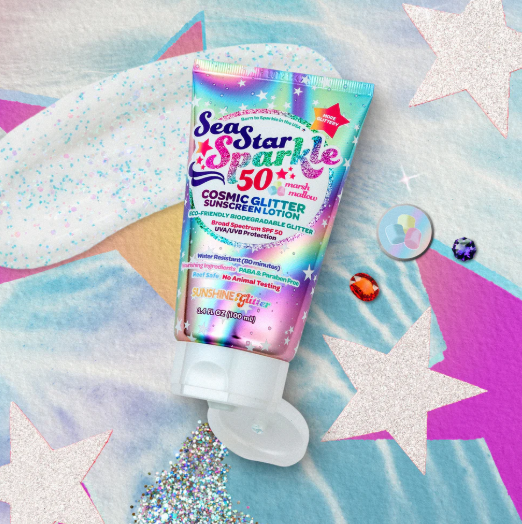Sea Star Sparkle Sunscreen- Marsh Mallow