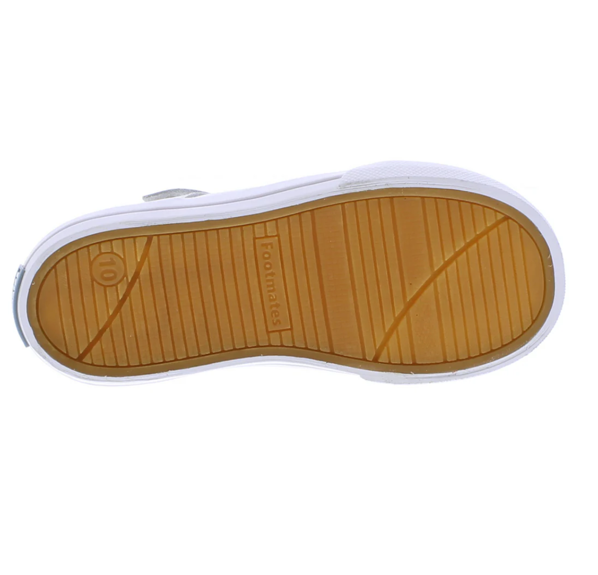 Drew White Leather, Gray Trim