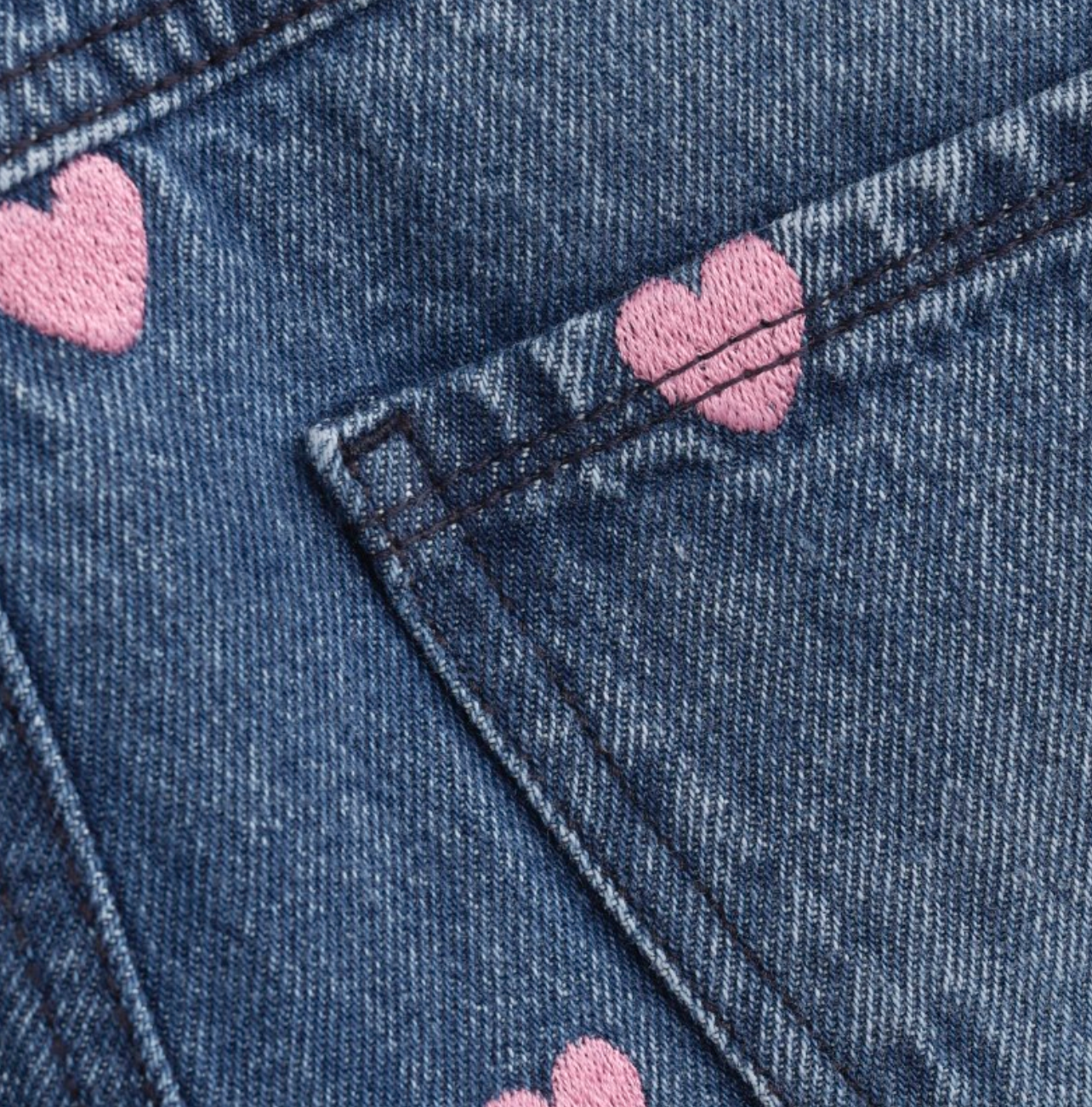 Heart Denim Jeans
