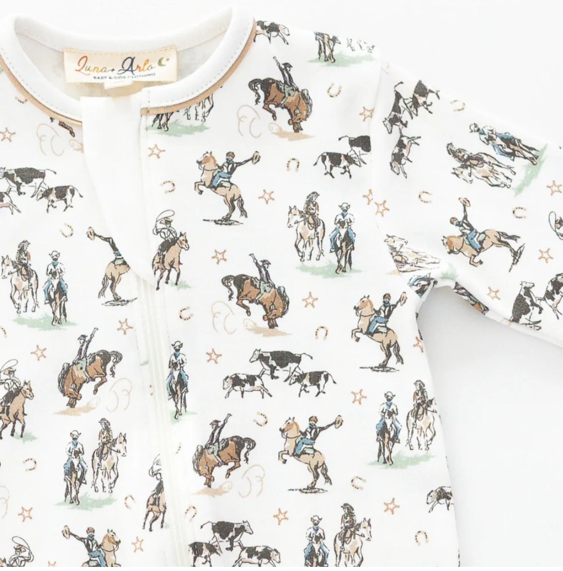 Wild West Zipper Footie