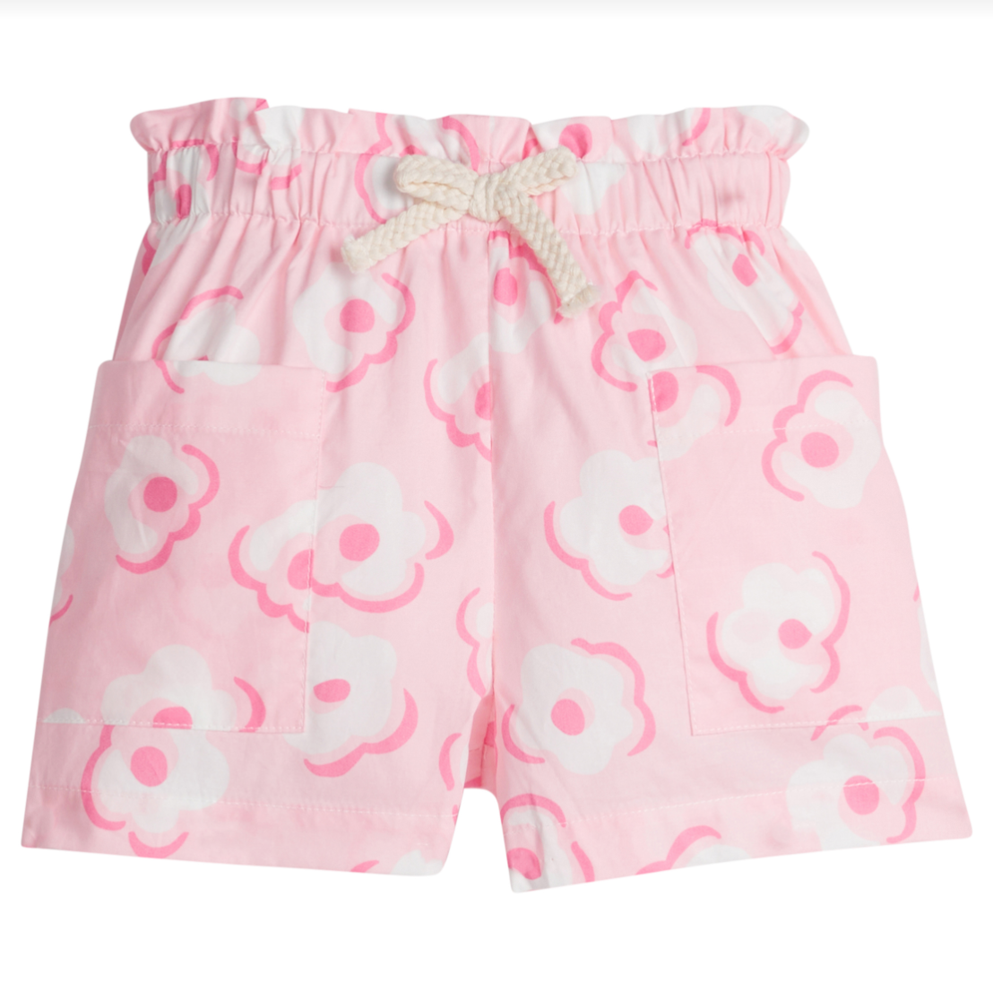 Patch Pocket Shorts Marshmallow Floral