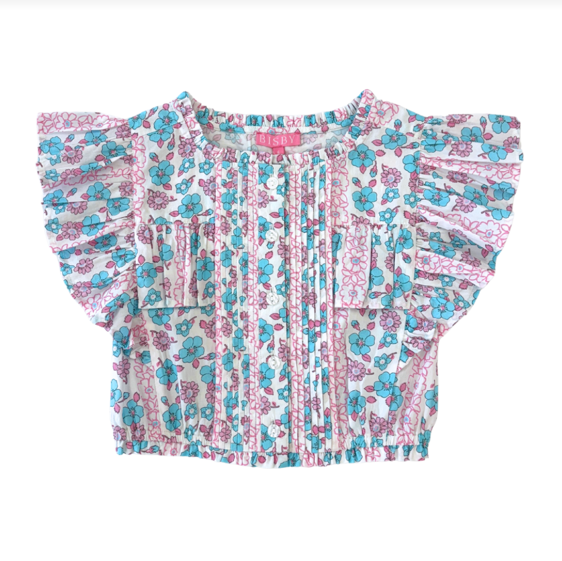 Annie Top- Marguerite Floral Pink
