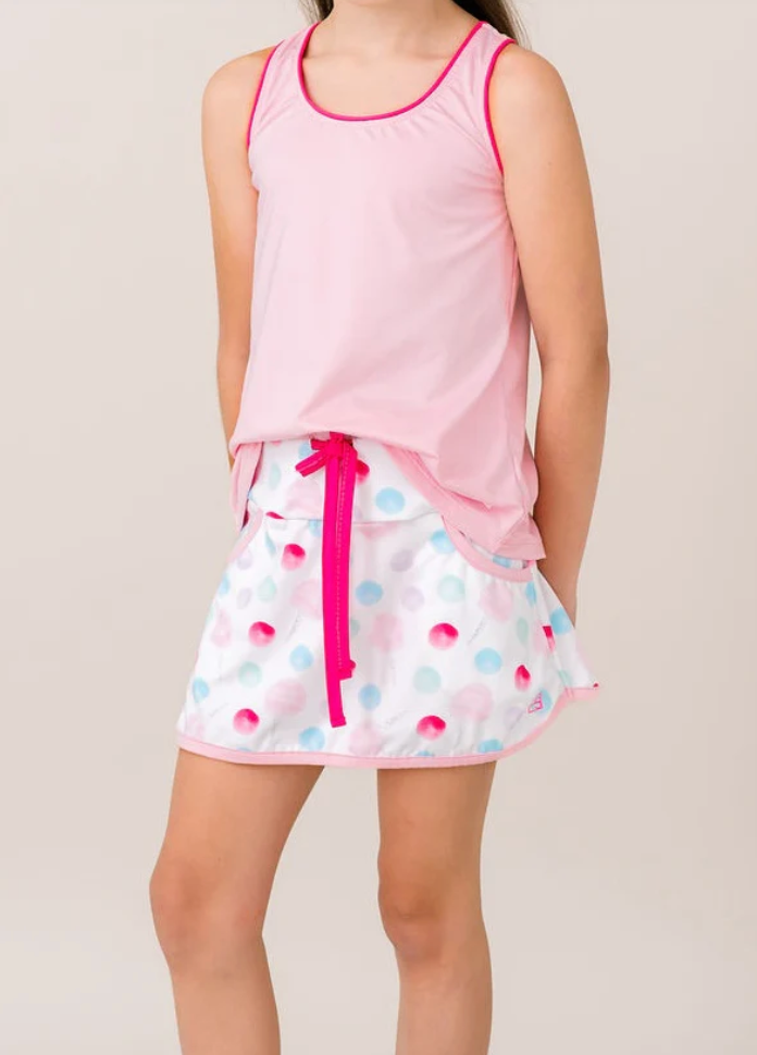 Tiffany Tennis Skort The Sweet Life, Cotton Candy Pink, Power Pink