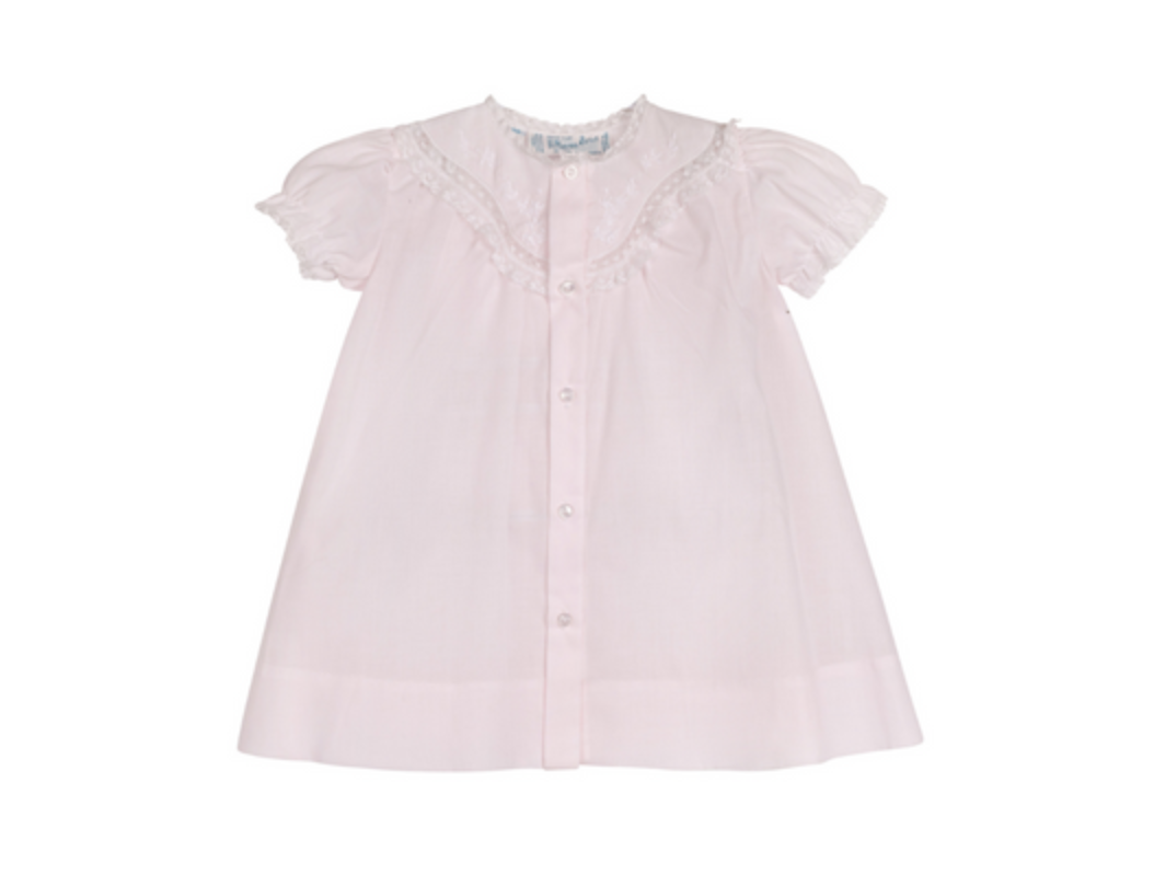 Girls Embroidered Lacy Yoke Daygown