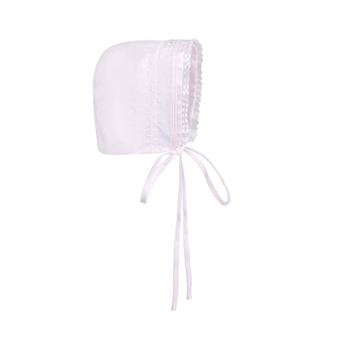 Floral Bullions & Lace Bonnet