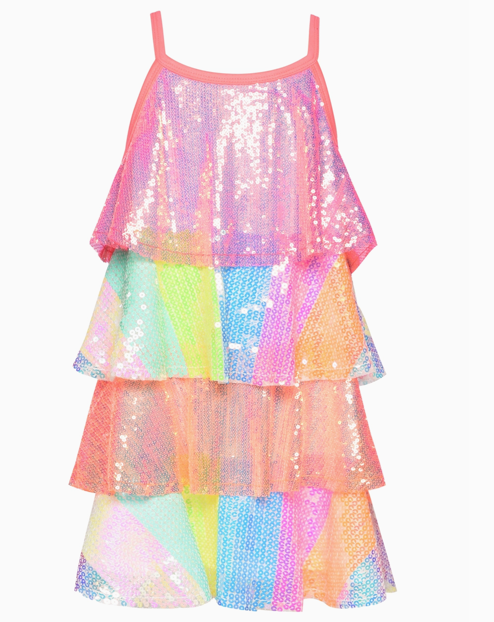 Tiered Sequin Dress