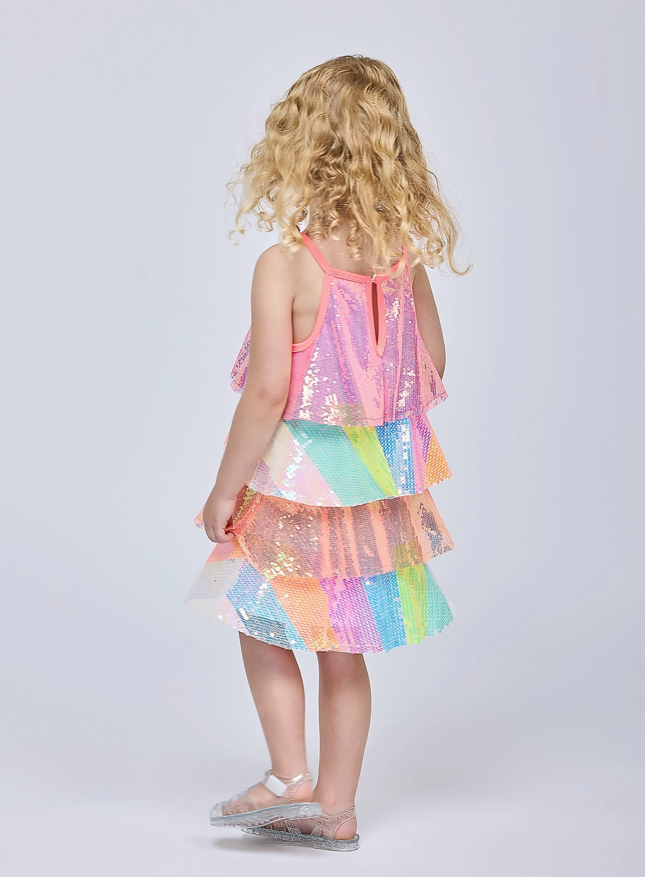 Tiered Sequin Dress