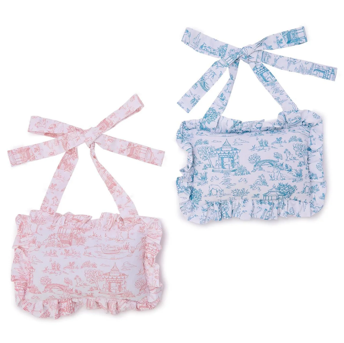 Welcome to the World Blue Ruffle Door Hanger