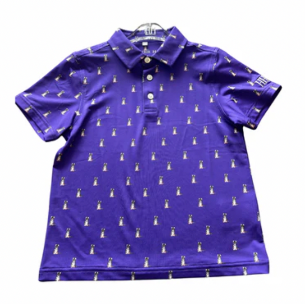 Purple Tiger Performance Polo