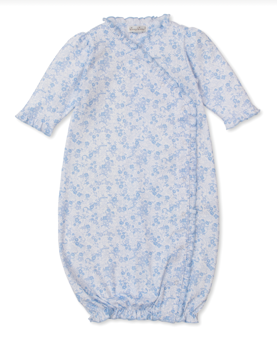 Old English Roses Sack Light Blue