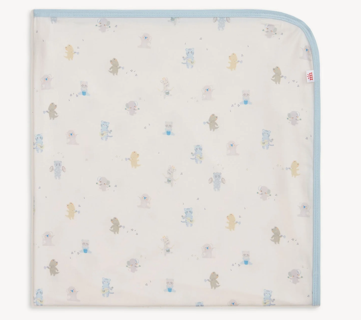 Blue Baby Beats Modal Baby Blanket