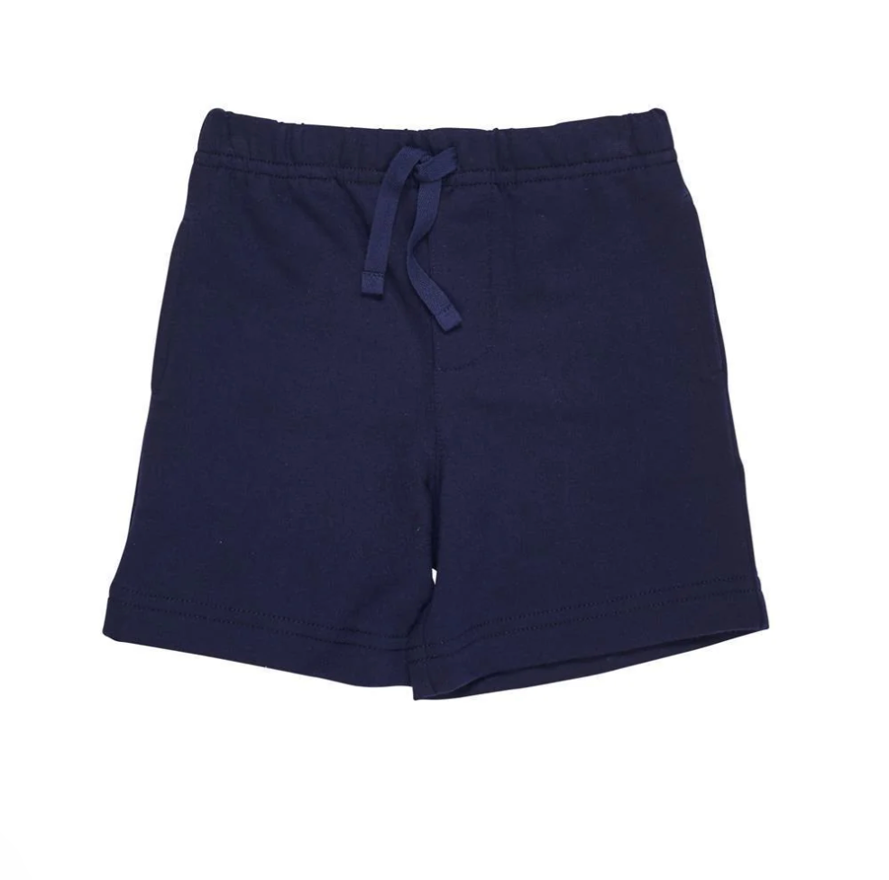 Navy French Terry Pull On Short