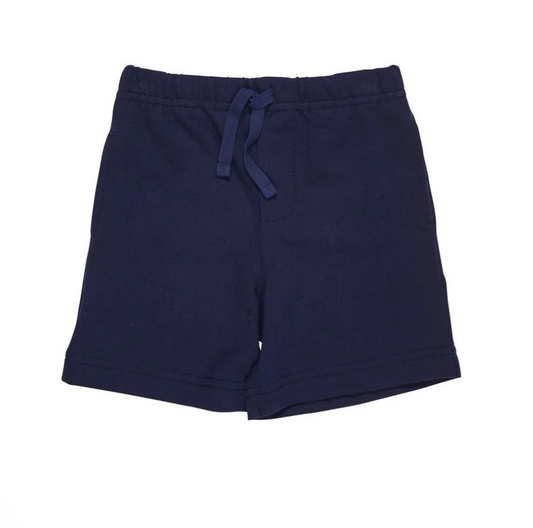 Navy French Terry Pull On Short