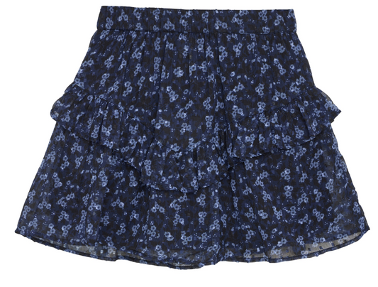 Bel Air Blue Flower Dobby Skirt