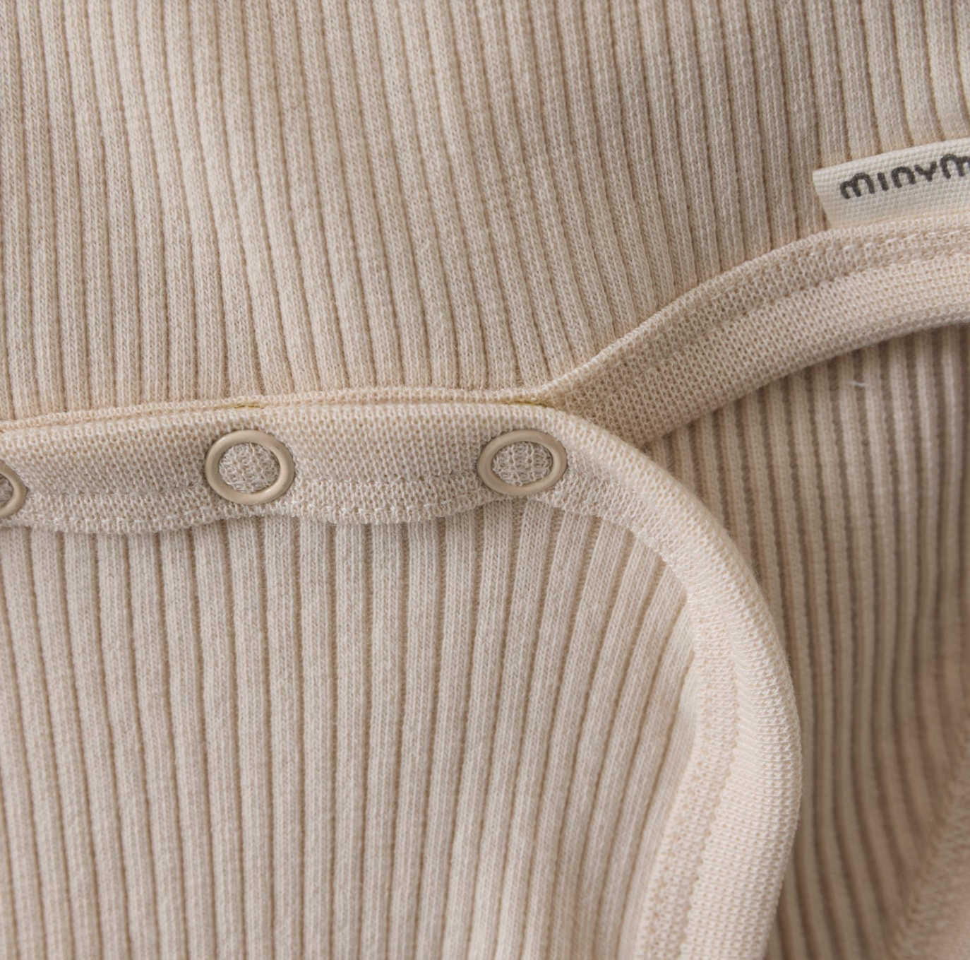 Minymo Body LS Rib - Sandshell