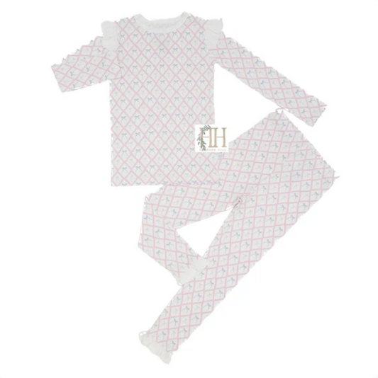 Girls Ribbons and Bows Loungewear Set