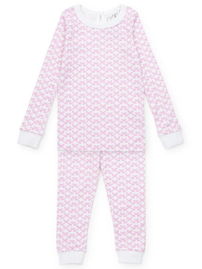 Ava Pretty Pink Bows Pajama Set