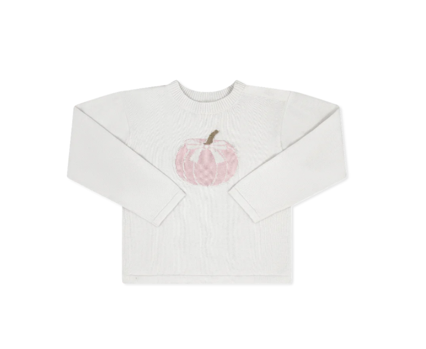Cozy Up Sweater Winter White Pink Pumpkin