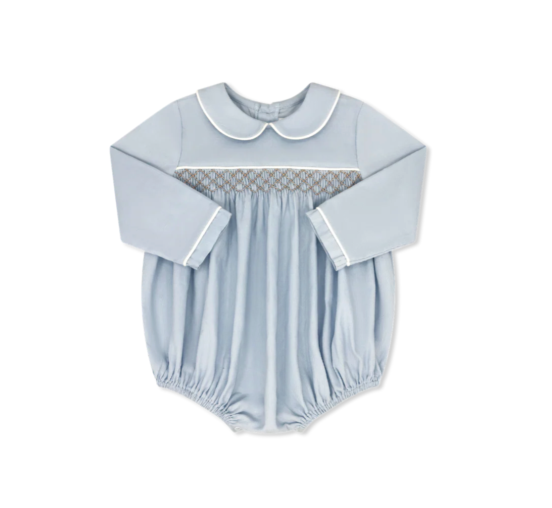 Windsor Bubble Princeton Blue Corduroy