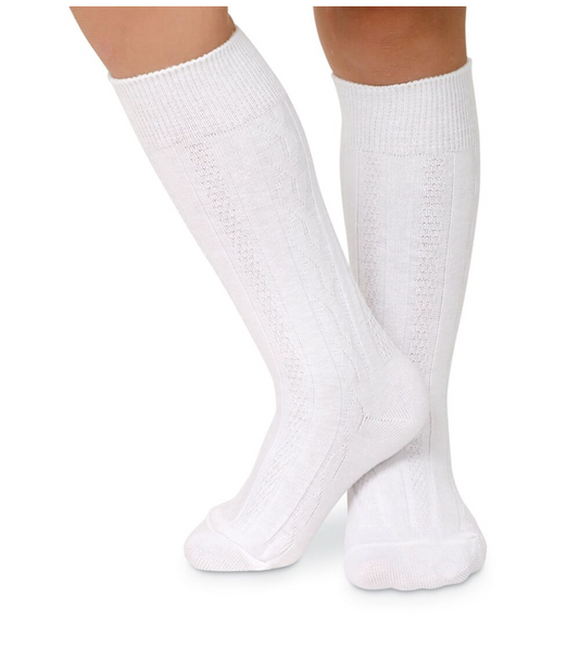 Classic Cable Knee High Socks 1 Pair