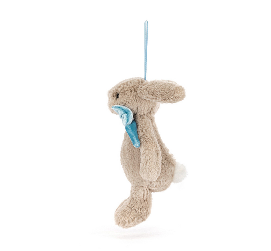 Bashful Beige Bunny Decoration