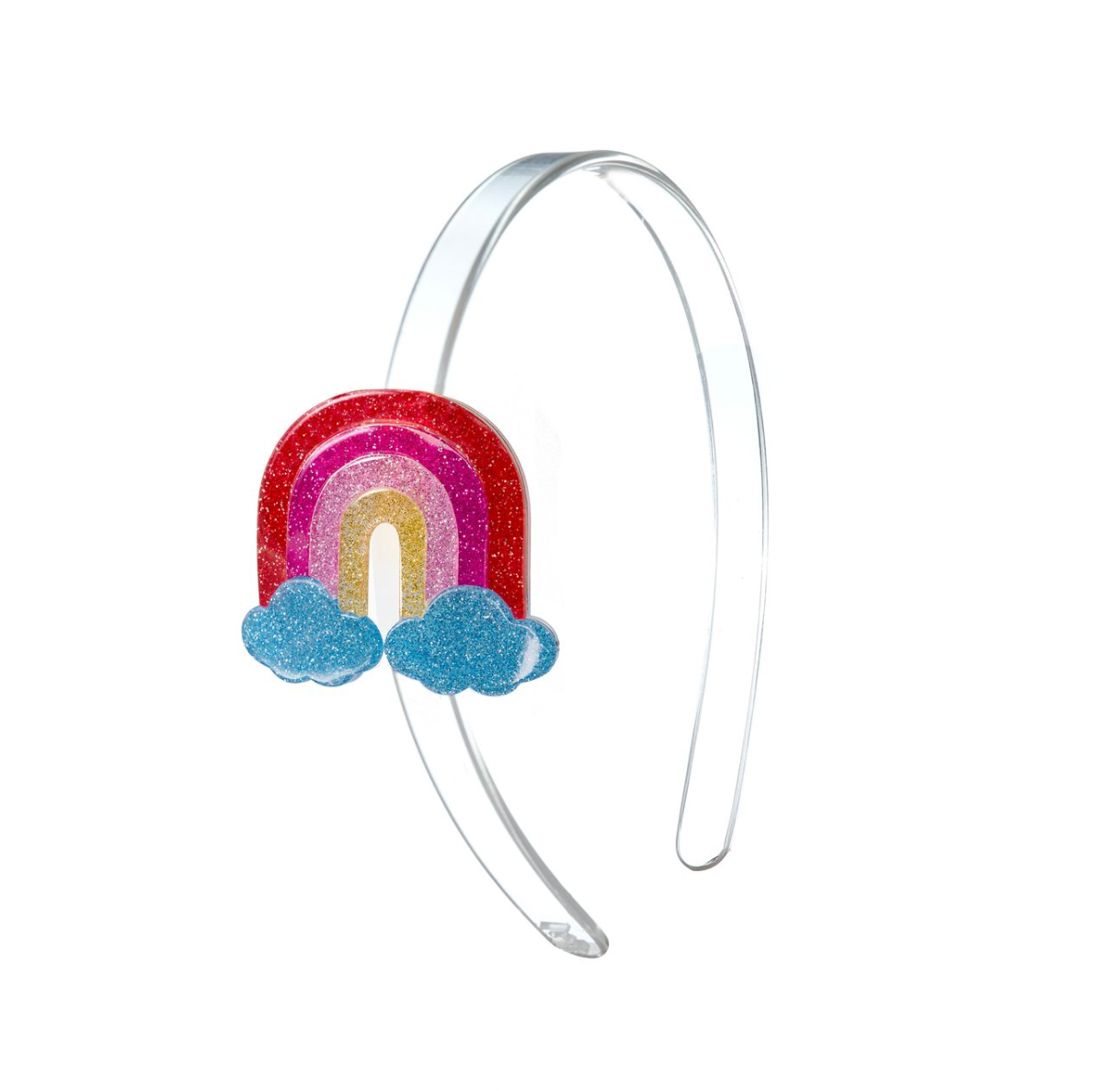 Rainbow Glitter Headband