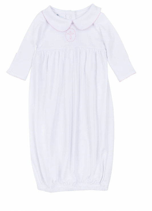 Blessed Pink Embroidered Gown