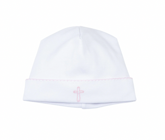 Blessed Pink Embroidered Hat