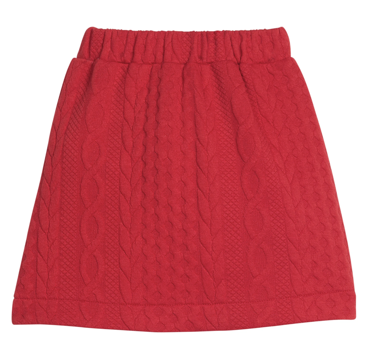 Quilted Mini Skirt- Cherry