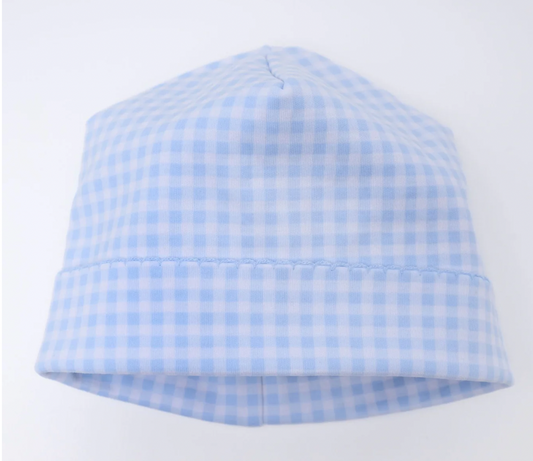 Mini Checks Hat Light Blue