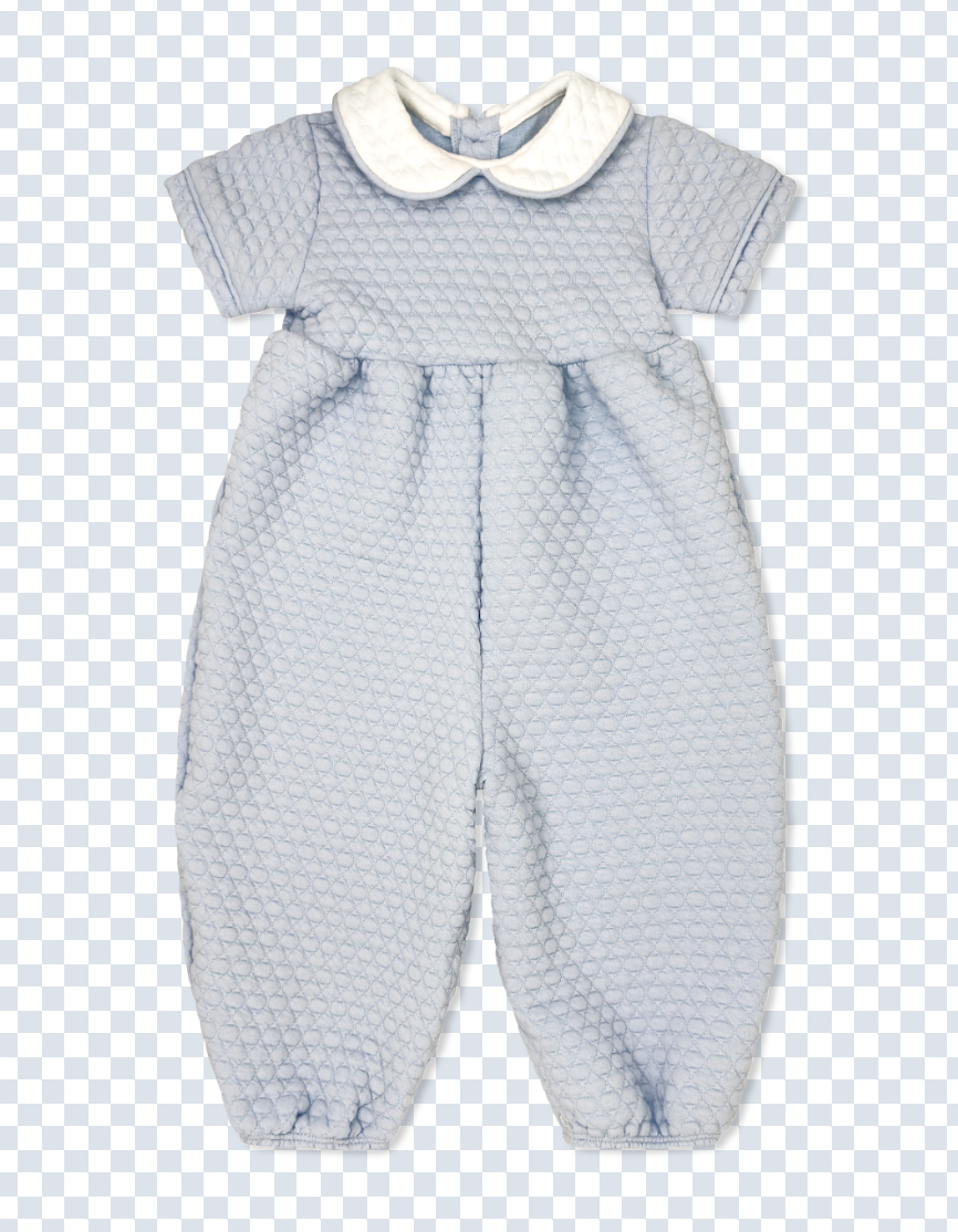 Rover Romper Windy Blue Quilted