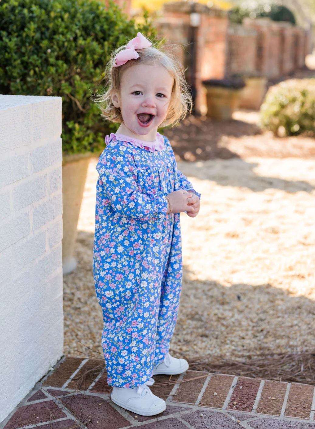 Lila Long Bubble Fall Floral Knit- PREORDER