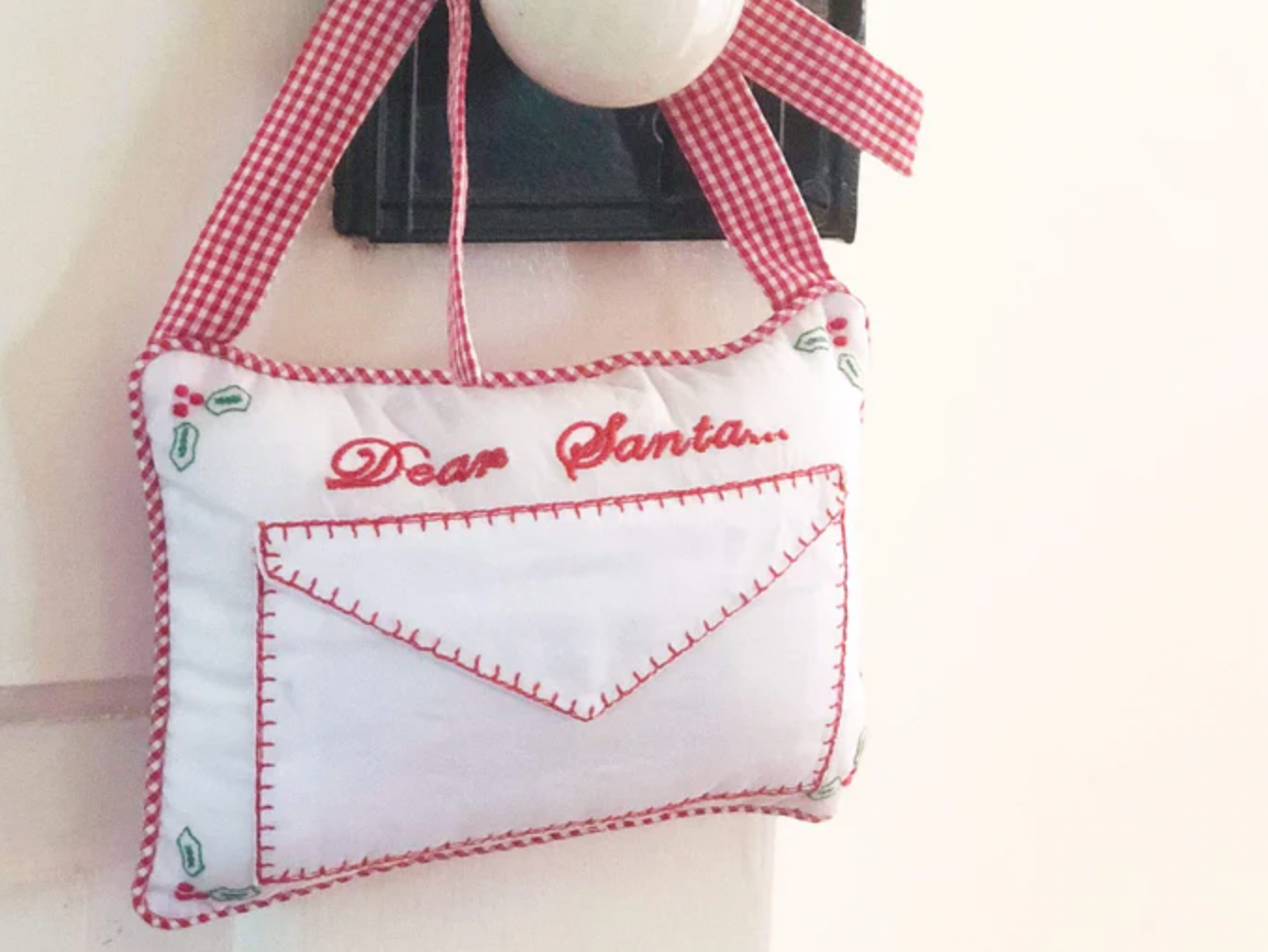 Dear Santa Door Pillow