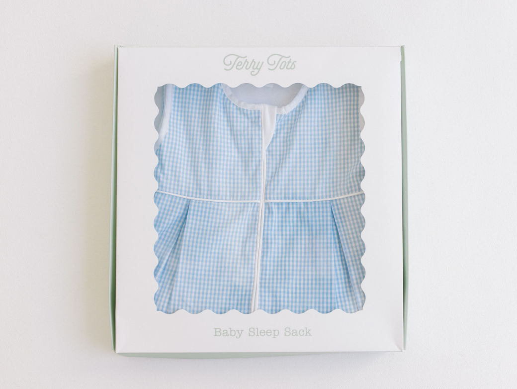 Blue Gingham Sleep Sack