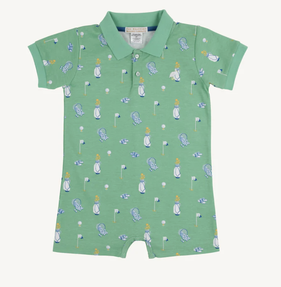 Sir Propers Romper Pima Clubhouse Couture