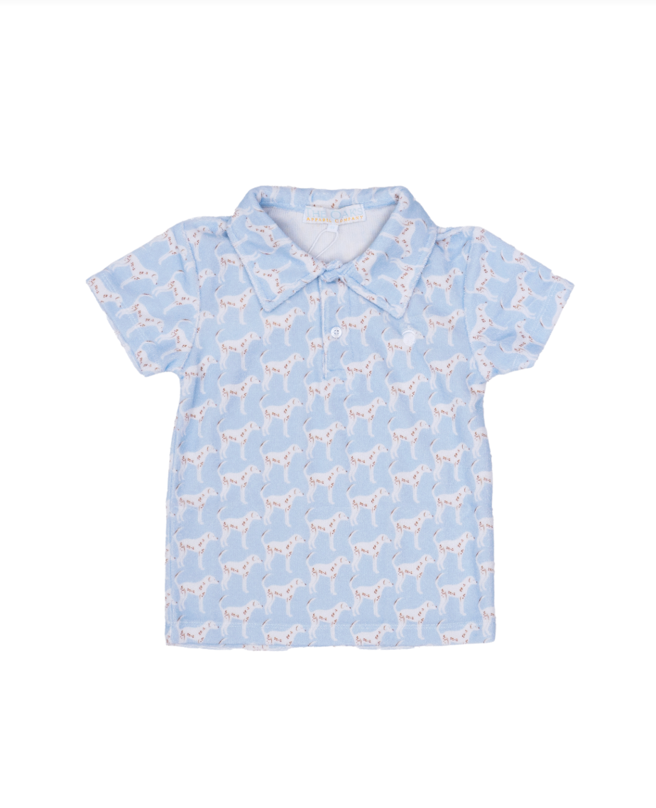 Watson Blue Dog Days Terry Cloth Shirt