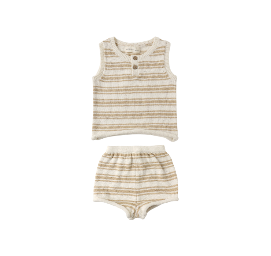 Butterscotch Stripe Taylor Knit Set