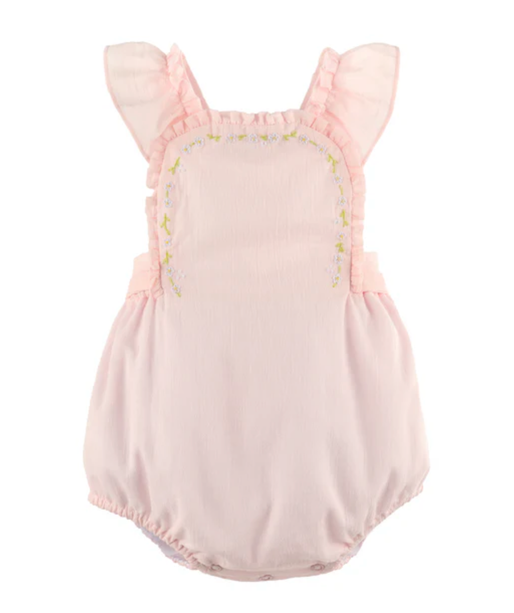 Pink Daisy Chain Sunsuit