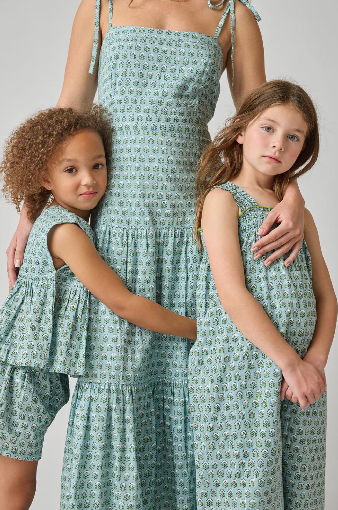 Blue Prairie Block Print Kamari Top