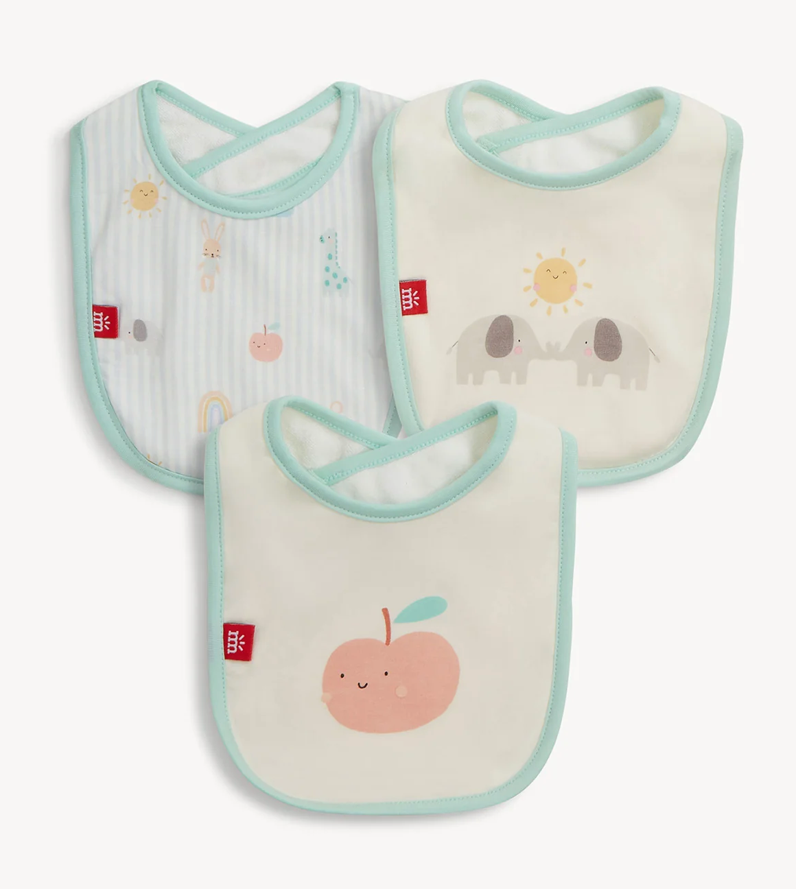 Lullaby Sky Blue Magnetic Bib 3-Pack