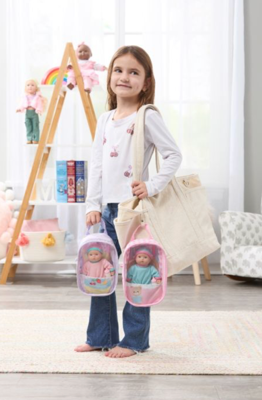 Take Along Cuties 8-inch Doll, Lavender
