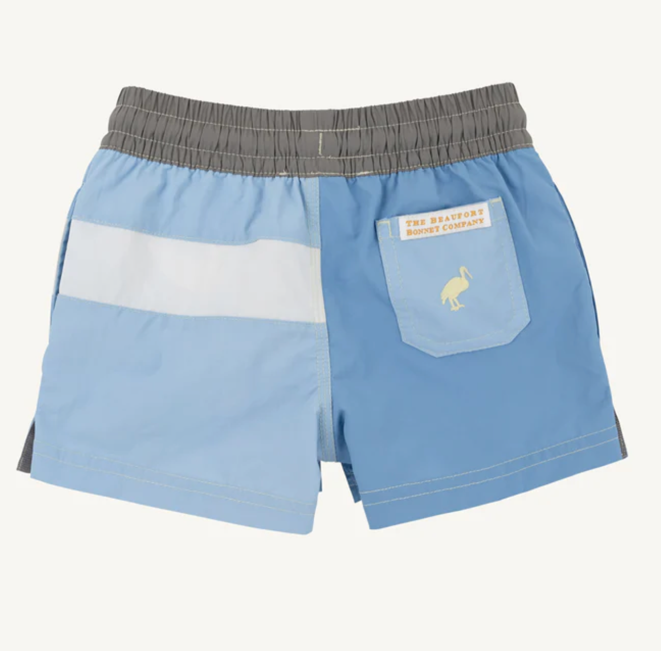 Country Club Color Block Trunks- Park City Periwinkle, Beale Street Blue & Grantley Gray