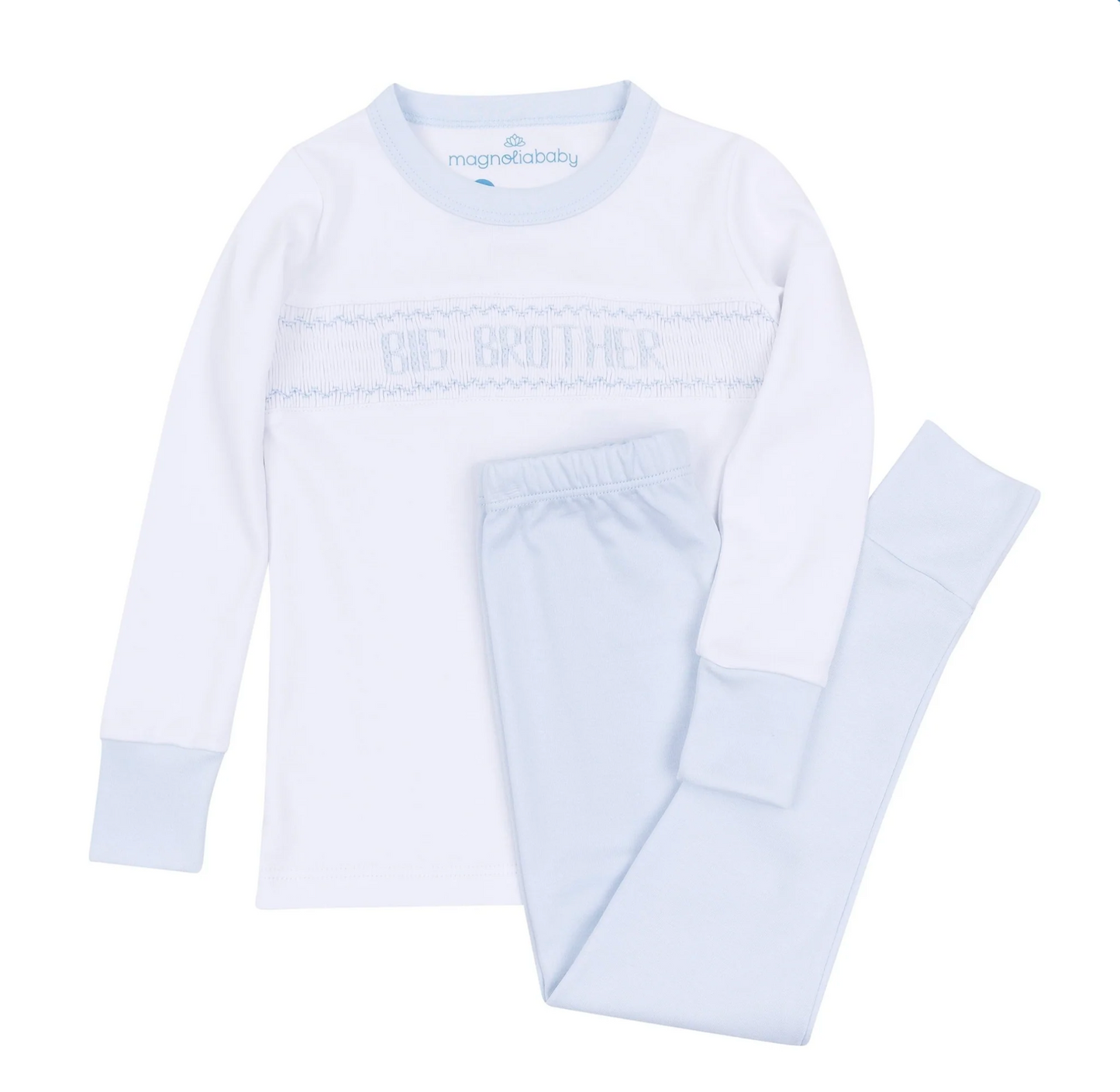 Big Brother Smocked Long Pajamas
