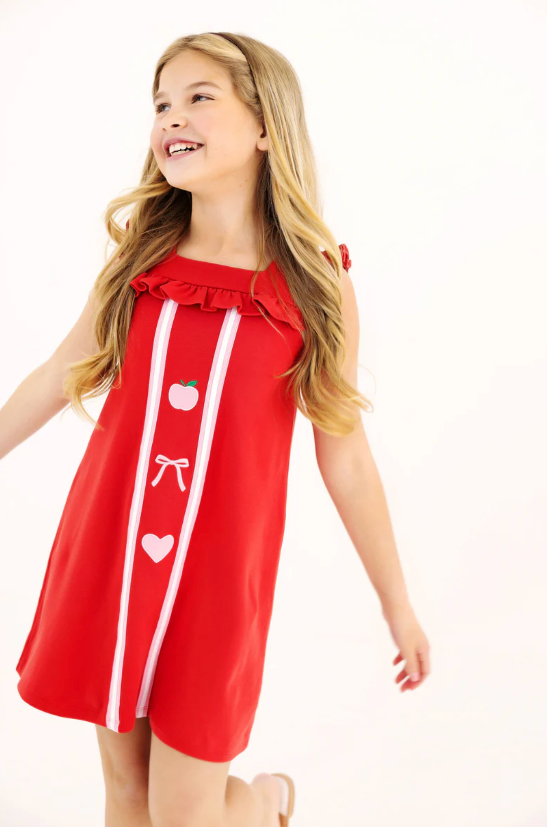 Darla Dress Richmond Red/Hamptons Hot Pink