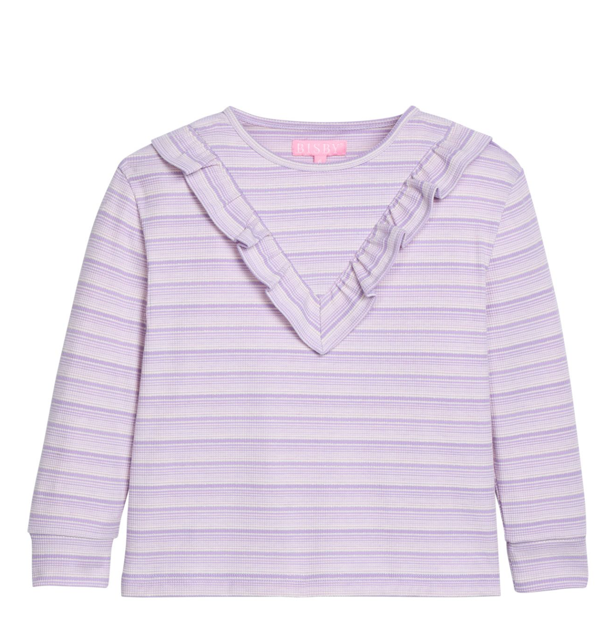 Aspen Tee - Lavender Sparkle Stripe