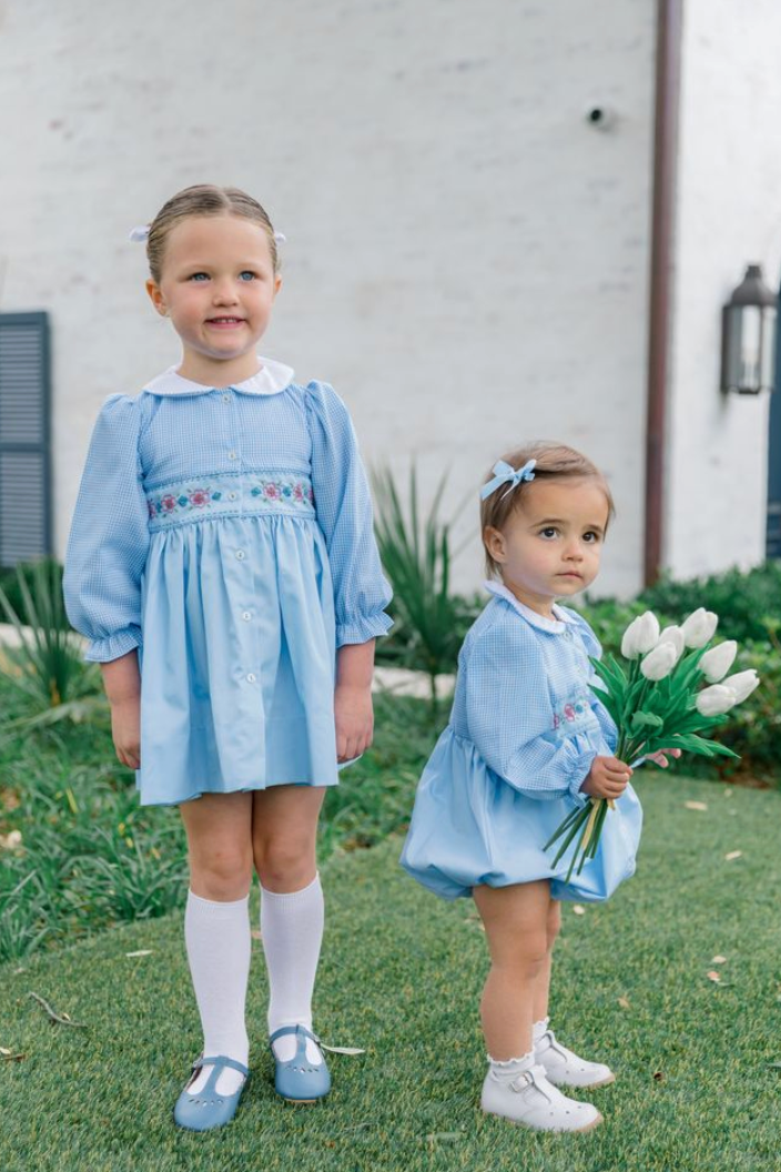 Beckett Blue Flower Dress